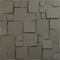 Ekena Millwork 19 5/8in. W x 19 5/8in. H Modern Square EnduraWall Decorative 3D Wall Panel Covers 2.67 Sq. Ft. WP20X20MSISG - alternate 1